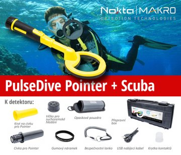 Nokta - Makro Pulsedive Pointer + Scuba Yellow SET